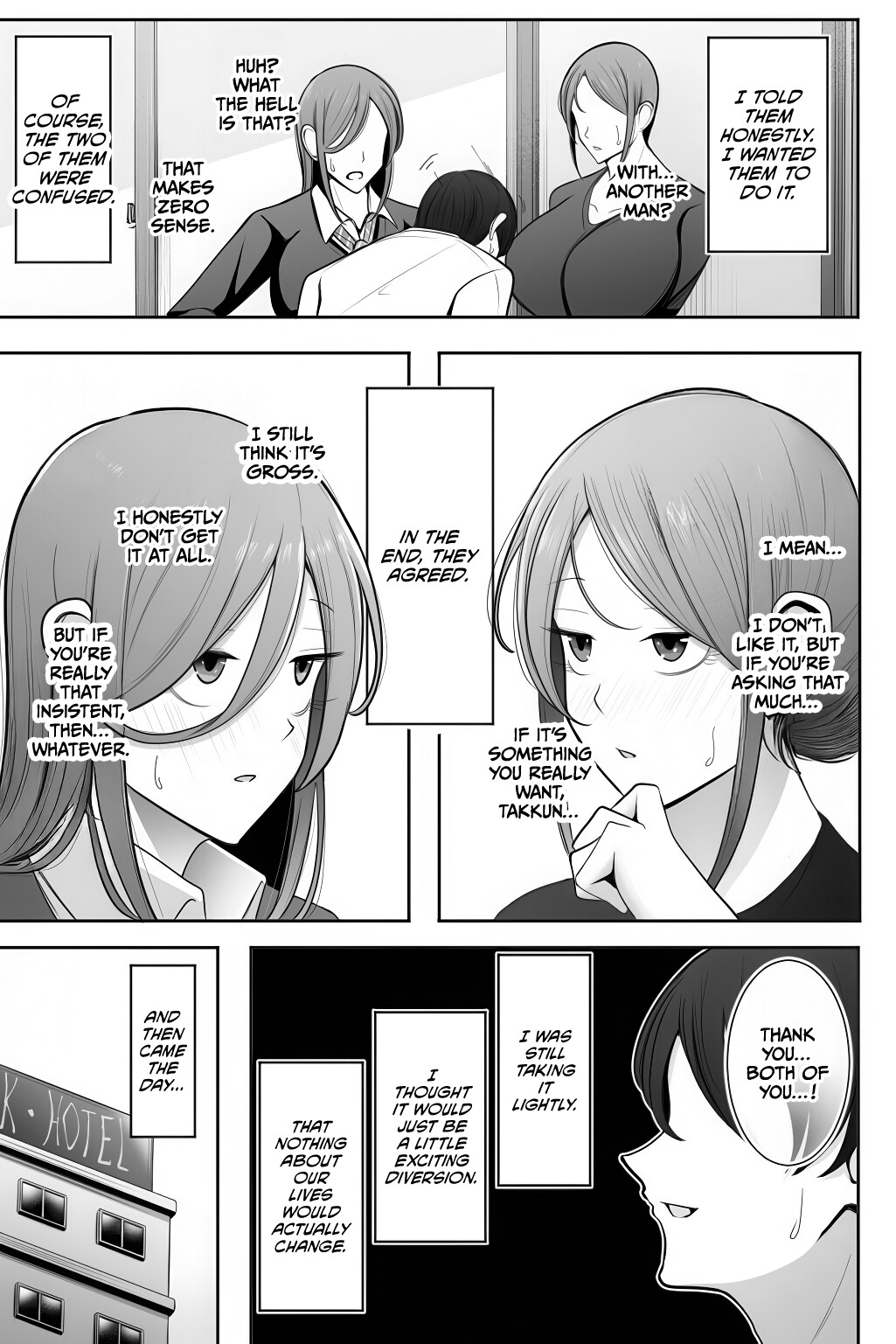 Hentai Manga Comic-Mother - Daughter Netorase Please Fuck my Aunt and Girlfriend-Read-8